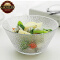 日式石纹玻璃沙拉碗早餐碗水果碗小吃碗玻璃碗 阔口碗