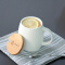 特美刻（TOMIC）马克杯 带盖带勺咖啡杯子情侣陶瓷杯大容量牛奶杯水杯随手茶杯 TCL1326 白色 500ML