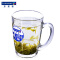 法国弓箭乐美雅Luminarc全钢化玻璃水杯牛奶杯马克杯办公杯把杯啤酒杯 把杯320ml