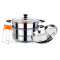 美厨（maxcook）蒸锅二层 26cm不锈钢锅具套装蒸锅盆碟碗碟夹5件套锅具MCTZ423