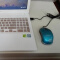 蝰蛇 M101 无声静音小鼠标游戏办公有线USB光电鼠标游戏鼠标小巧 蓝色