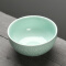苏氏陶瓷（SUSHI CERAMICS）青瓷釉陶瓷碗花开富贵釉中彩米饭碗汤碗6件套装餐具（高温瓷-健康釉）