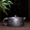 藏壶天下宜兴纯手工紫砂壶名家戴尔其刻绘收藏茶壶茶具黑金砂天际