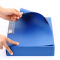 齐心（COMIX）文件盒 粘扣收纳盒 资料盒 凭证资料盒 美石PP档案盒 A4 55MM MC-55 钛蓝