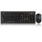 双飞燕（A4TECH）3000N 无线鼠标键盘套装 无线键盘鼠标套装 无线键鼠套装 电脑键盘 笔记本键盘 黑色