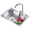 卡贝（Cobbe）厨房水槽单槽304不锈钢洗菜盆水池洗碗池大单槽套餐