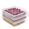 百露饺子盒速冻水饺馄饨冰箱收纳保鲜盒塑料厨房储物盒密封盒 大号3个装