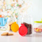 乐美雅（Luminarc） 乐美雅透明玻璃密封罐大号储物罐茶叶罐奶粉罐玻璃瓶彩色盖子 H5477-500ml