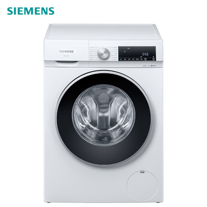 Plus会员福利 SIEMENS 西门子 XQG90-WG42A1U00W 9KG变频滚筒洗衣机 双重优惠折后￥3334.05