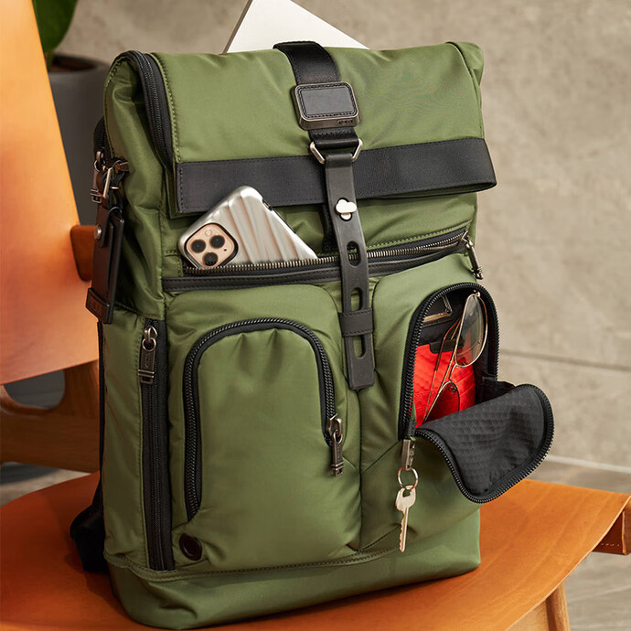 Plus会员福利  TUMI 途明 Alpha Bravo系列 0232659FT 卷顶双肩背包 双重优惠折后￥1695.5