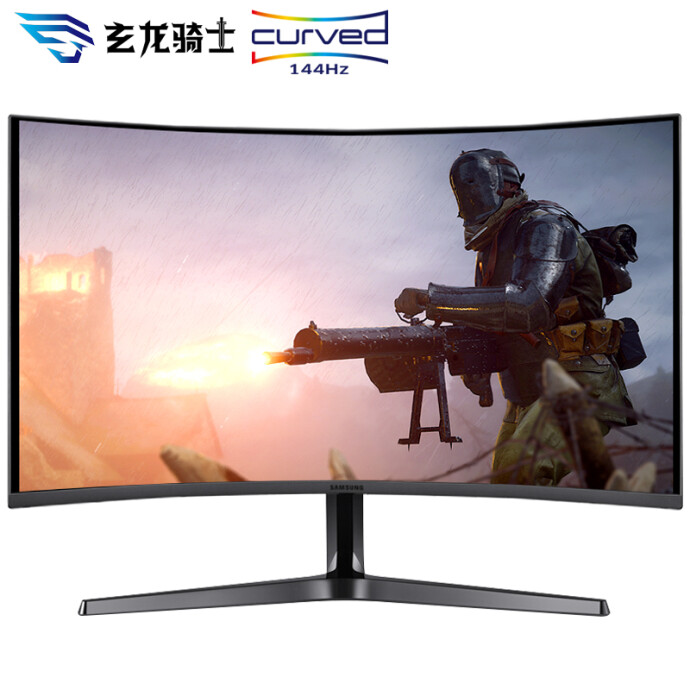 SAMSUNG 三星 26.9英寸 2K/QHD高清曲面电竞显示器 C27JG52QQC 下单折后￥1899