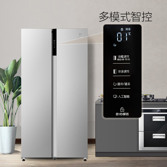 Electrolux 伊莱克斯 ESE6539TA 对开门冰箱 650L 京东优惠券折后￥3099