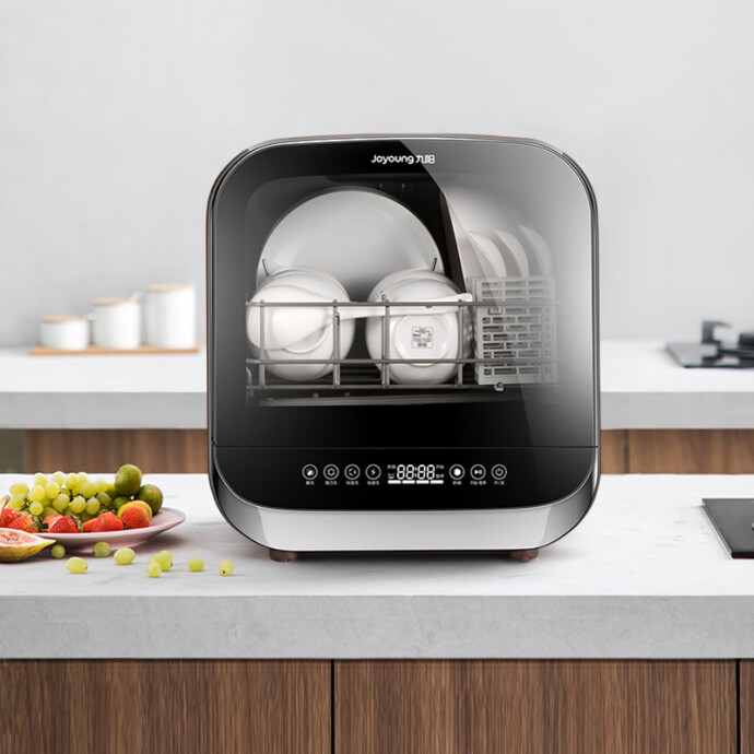 0点限1小时 九阳 X5 免安装 家用台式智能烘干除菌洗碗机 ￥999