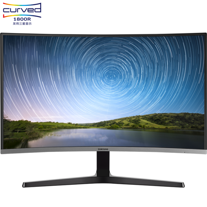 白菜 降￥250 SAMSUNG 三星 26.9英寸曲面显示器 C27R500FHC ￥949史低