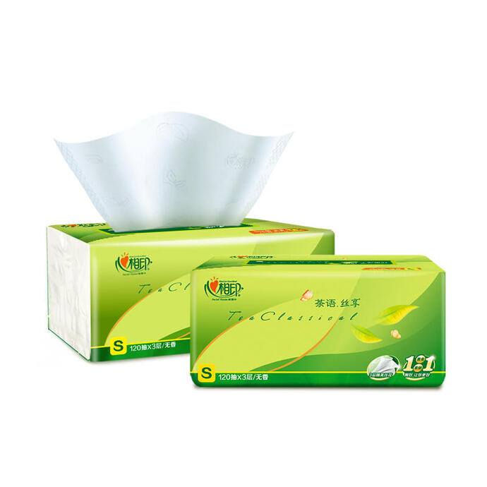心相印 茶语丝享系列 3层120软抽*18包*5箱 双重优惠折后￥109.22秒杀