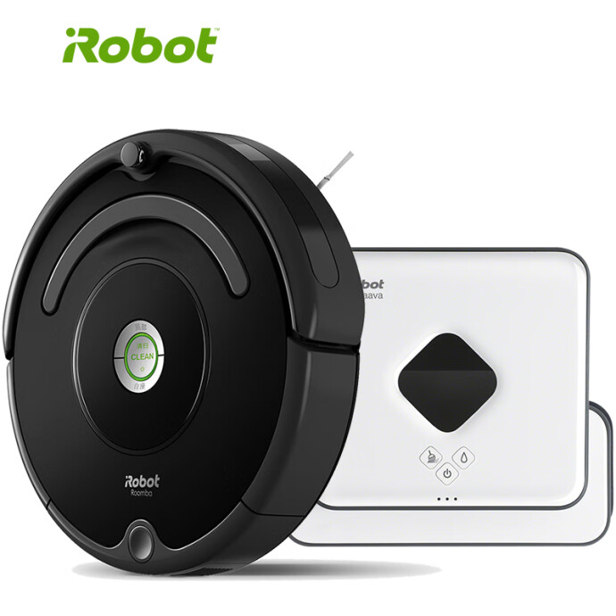 iRobot Roomba 671 智能扫地机器人+Braava 381 拖地机器人￥2499