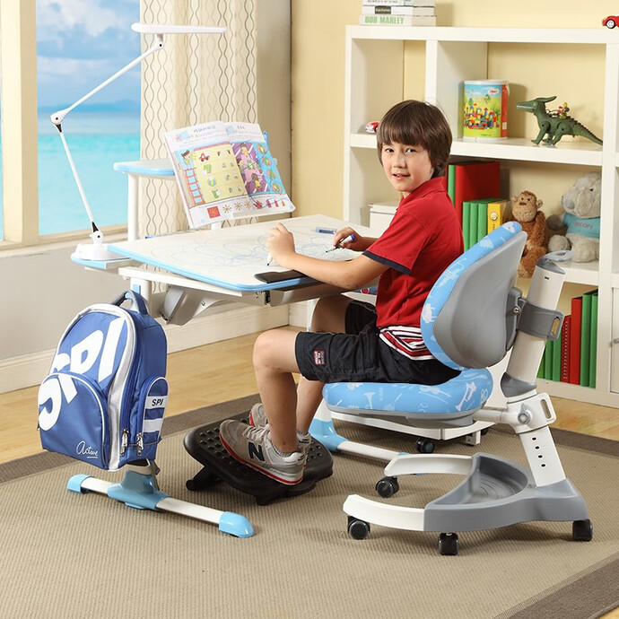 Easy Life 生活诚品 MC303+AU602 儿童学习桌椅组合套装 下单折后￥1999包安装 赠阅读台灯