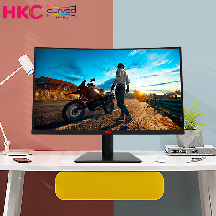 HKC 惠科 GF70 27英寸 144HZ 电竞曲面显示器 京东优惠券折后￥999秒杀
