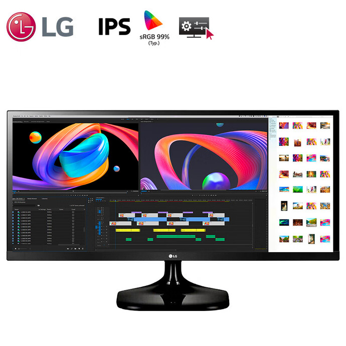 LG 29UM58-P 29英寸 21:9超宽带鱼屏 显示器 ￥999秒杀