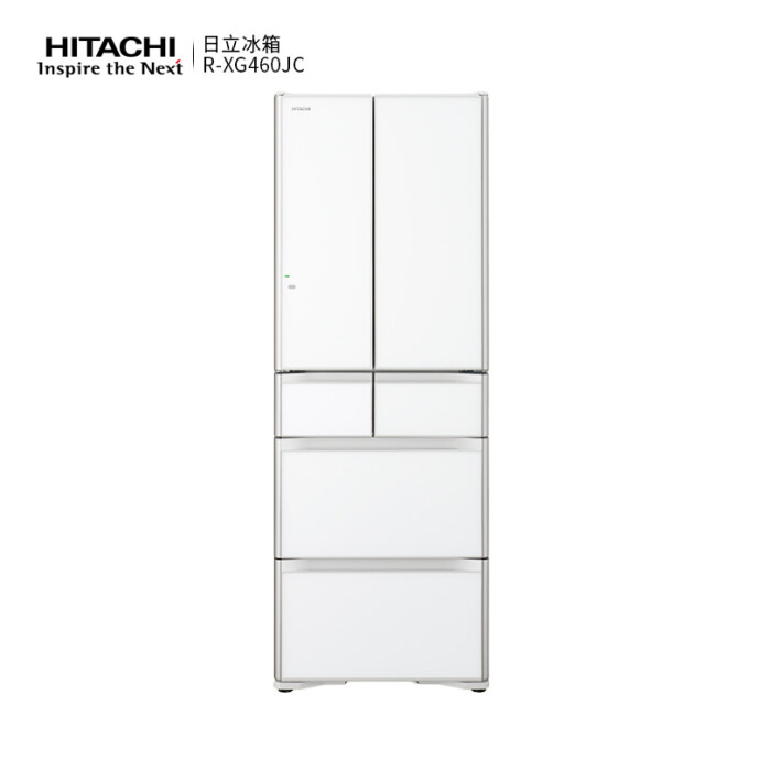 日本原装进口 HITACHI 日立 R-XG460JC 多门冰箱 水晶白色 430升 双重优惠折后￥16950