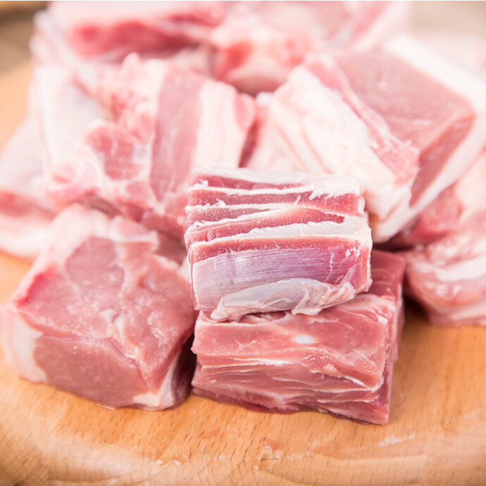西鲜记 盐池滩羊 羔羊带骨肉块 羊肉 500g*2件 满减后￥99.64