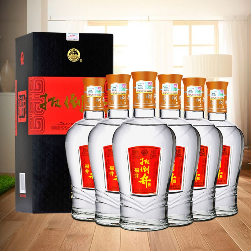 扳倒井 福井 52度浓香型白酒 500ml*6瓶*2件 双重优惠折后￥178