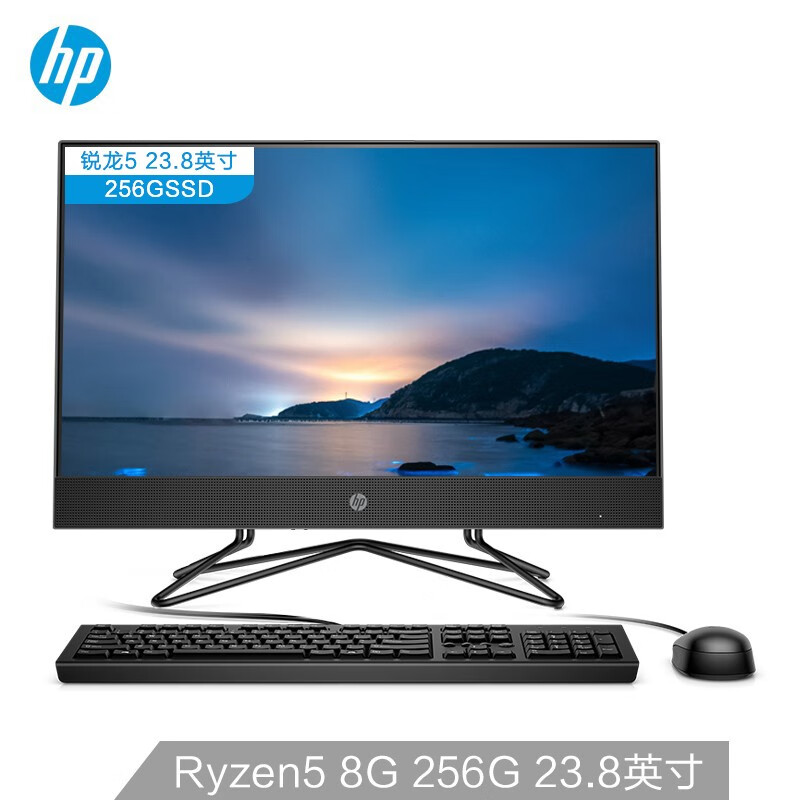 HP 惠普 战66 23.8英寸商用一体式台式电脑（R5-4500U/8GB/256GB）京东优惠券折后￥2989