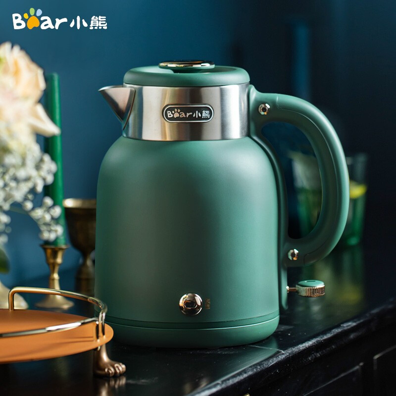 Bear 小熊 ZDH-C15C1 复古保温电热水壶 1.5L 京东优惠券折后¥159秒杀 Bear 小熊 ZDH-C15C1 复古保温电热水壶 1.5L 京东优惠券折后¥159秒杀