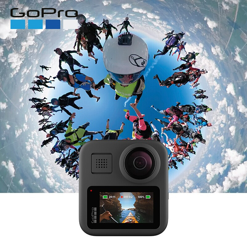 GoPro MAX 360度全景运动相机 9折$449.99 海淘转运到手约￥2977 京东￥3888