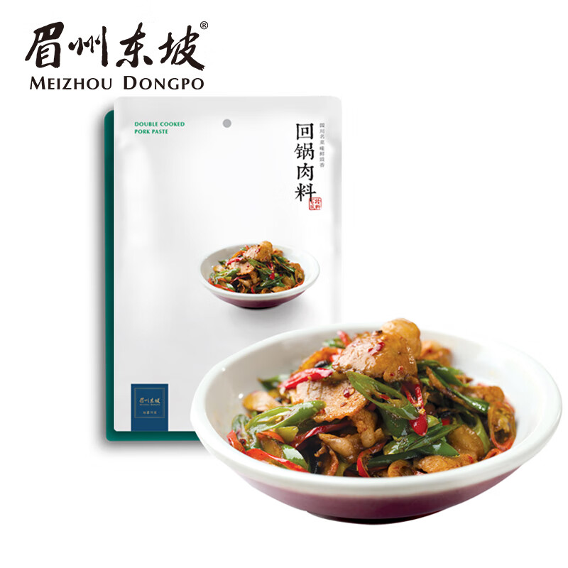 眉州东坡 炒菜调料组合 回锅肉料65g+麻婆豆腐料80g+豉香拌料80g 京东优惠券折后￥9.9包邮