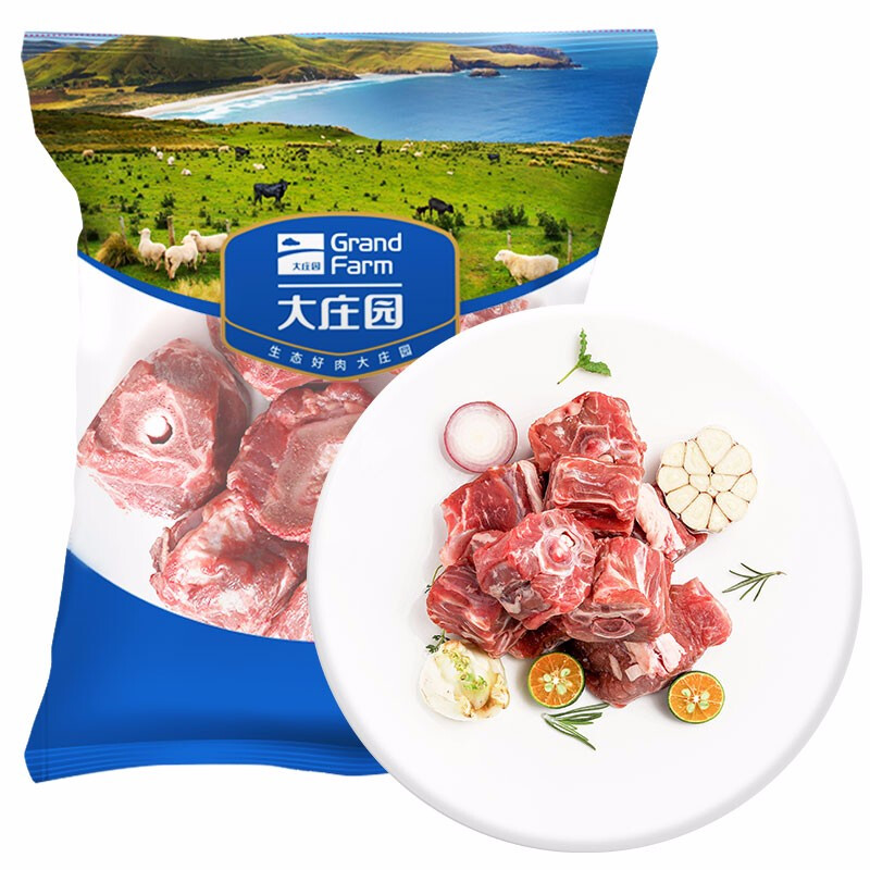 大庄园 羊蝎子 1kg*4件 京东优惠券折后￥149.2秒杀