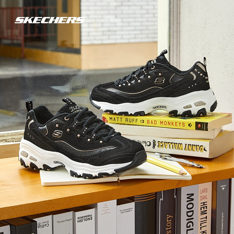 SKECHERS 斯凯奇 女式厚底松糕老爹鞋 11979 双重优惠折后￥279秒杀 两色可选