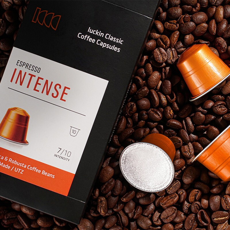 瑞士进口 luckin coffee 瑞幸咖啡 浓缩胶囊咖啡 5.2g*10颗*2件 ¥39包邮 醇香、柔和意式可选 瑞士进口 luckin coffee 瑞幸咖啡 浓缩胶囊咖啡 5.2g*10颗*2件 ¥39包邮 醇香、柔和意式可选