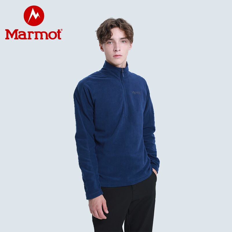 marmot 土拨鼠 V83580 户外运动保暖男式抓绒衣 京东优惠券折后￥199 四色可选