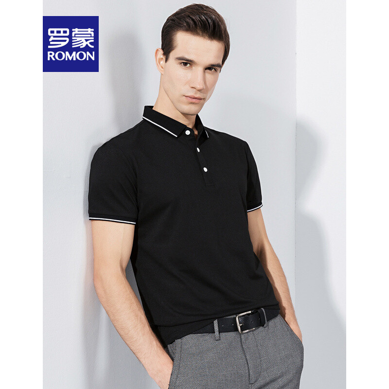Romon 罗蒙 男式短袖Polo衫 京东优惠券折后￥69包邮 多色可选