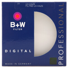B+W 77mm PRO UV 铜圈单层镀膜UV镜