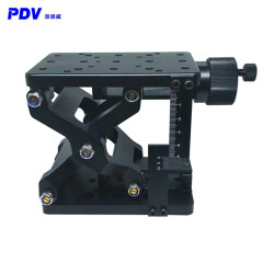 PDV精密型手动升降台 Z轴升降机  升降位移台 升降滑台PT-SD408 PT-SD408S(60行程加标尺）