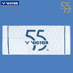 威克多（VICTOR）胜利55周年系列运动毛巾羽毛球网球篮球专用吸汗巾棉质健身擦汗巾 TW-55 A漂白（85*35cm）