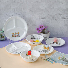 康宁（VISIONS）康宁餐具 史努比儿童系列6件组耐热玻璃餐具套装6-SNOOPY/CN