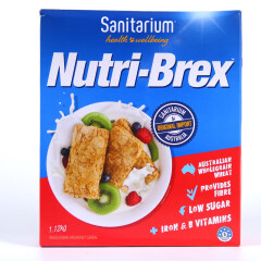 欣善怡（Sanitarium） 澳洲进口全谷物即食麦片 优粹麦低脂营养早餐 代餐食品配牛奶 新康利 1.12KG（约62块）
