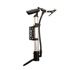路捷达（Lugerda X） 自行车便携式打气筒铝合金山地车迷你气筒篮球打气筒 银色