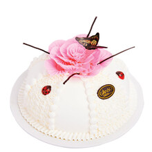 元祖 6寸鲜奶蛋糕 生日蛋糕配送 可指定日期送