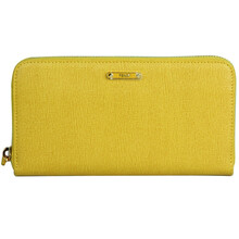 <em>FENDI</em> <em>芬迪女士</em>黄色真皮长款钱夹<em>钱包</em> 8M029