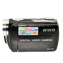 欧达(ORDRO) DDV-V6 家用数码摄像机 黑色(
