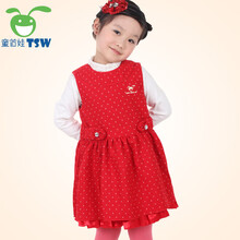 米奇丁当mini 0-3岁女宝宝纯棉灯芯绒连衣裙裙