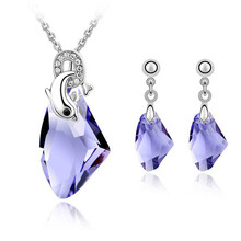 未知数 欢乐海豚 奥地利水晶首饰套装 时尚饰品