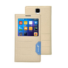 鲸拓 红米note手机壳 开窗皮套 自动吸附 红米2