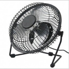路好 超静音4寸铁艺风扇USB风扇 小电风扇迷