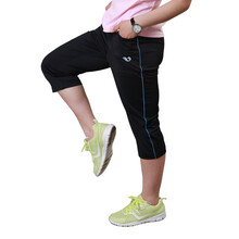 巴卡伦纳大码女装 <em>女士</em>弹力动感七分<em>短裤</em> 97 蓝