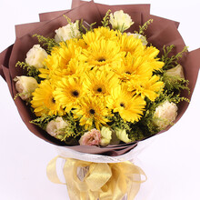 18朵扶郎花束生日鲜花父亲节送花济南哈尔滨